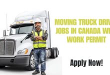 Moving Truck Driver Jobs in Canada With Work Permit