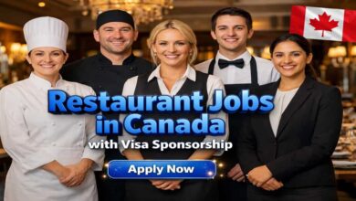 Restaurant Jobs in Canada with Visa Sponsorship