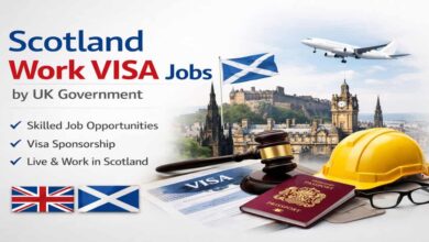 Scotland Work VISA Jobs by UK Government