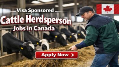 Visa Sponsored Cattle Herdsperson Jobs in Canada