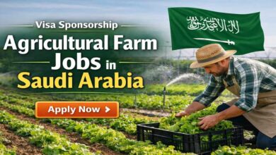 Visa Sponsorship Agricultural Farm Jobs in Saudi Arabia