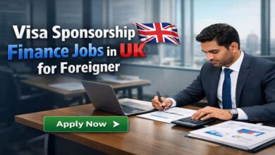 Visa Sponsorship Finance Jobs in UK for Foreigner