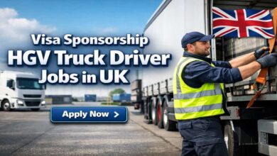 Visa Sponsorship HGV Truck Driver Jobs in UK