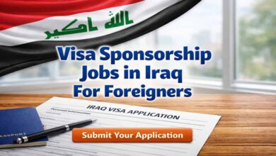 Visa Sponsorship Jobs in Iraq For Foreigners