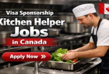 Visa Sponsorship Kitchen Helper Jobs in Canada