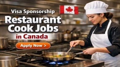 Visa Sponsorship Restaurant Cook Jobs in Canada