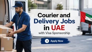 Courier and Delivery Jobs in UAE with Visa Sponsorship