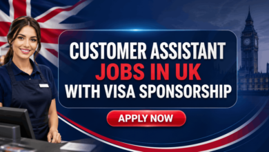 Customer Assistant Jobs in UK with Visa Sponsorship