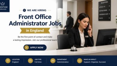 Front Office Administrator Jobs in England