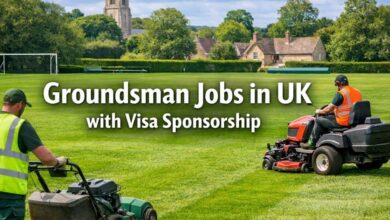 Groundsman Jobs in UK with Visa Sponsorship