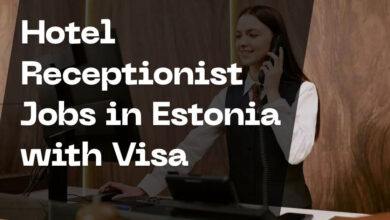 Hotel Receptionist Jobs in Estonia with Visa