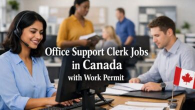 Office Support Clerk Jobs in Canada with Work Permit
