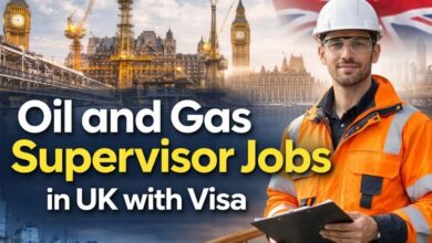 Oil and Gas Supervisor Jobs in UK with Visa