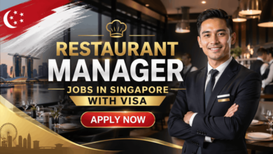 Restaurant Manager Jobs in Singapore with Visa