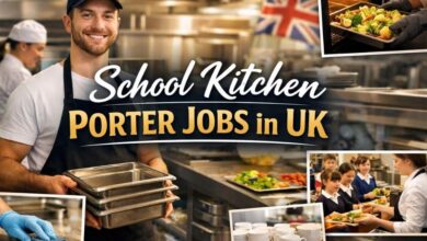 School Kitchen Porter Jobs in UK