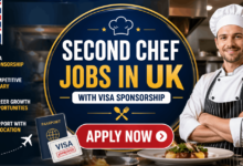 Second Chef Jobs in UK with Visa Sponsorship