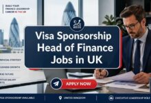 Visa Sponsorship Head of Finance Jobs in UK