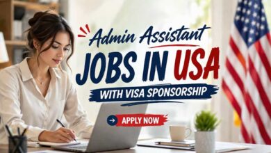 Admin Assistant Jobs in USA with Visa Sponsorship