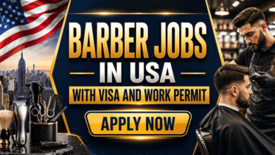 Barber Jobs in USA with Visa and Work Permit