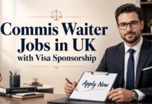 Commis Waiter Jobs in UK with Visa Sponsorship