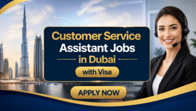 Customer Service Assistant Jobs in Dubai with Visa