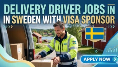 Delivery Driver Jobs in Sweden with Visa Sponsor