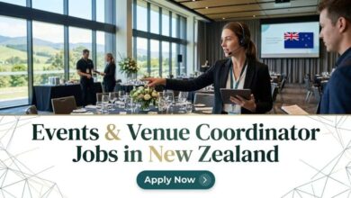 Events & Venue Coordinator Jobs in New Zealand