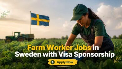 Farm Worker Jobs in Sweden with Visa Sponsorship