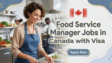 Food Service Manager Jobs in Canada with Visa