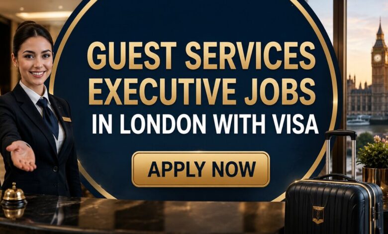 Guest Services Executive Jobs in London with Visa