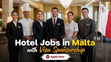 Hotel Jobs in Malta with Visa Sponsorship