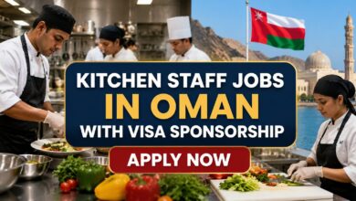 Kitchen Staff Jobs in Oman with Visa Sponsorship