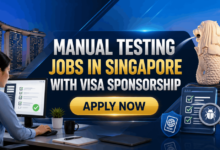 Manual Testing Jobs in Singapore with Visa Sponsorship