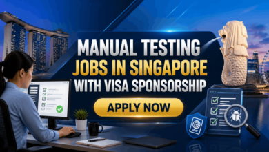 Manual Testing Jobs in Singapore with Visa Sponsorship