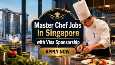 Master Chef Jobs in Singapore with Visa Sponsorship