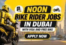 Noon Bike Rider Jobs in Dubai with Visa and Free Bike