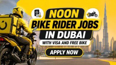 Noon Bike Rider Jobs in Dubai with Visa and Free Bike