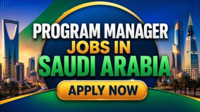 Program Manager Jobs in Saudi Arabia with Visa Sponsorship