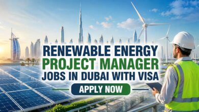 Renewable Energy Project Manager Jobs in Dubai with Visa