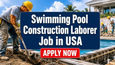 Swimming Pool Construction Laborer Jobs in USA