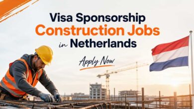 Visa Sponsorship Construction Jobs in Netherlands