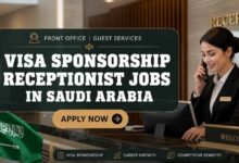 Visa Sponsorship Receptionist Jobs in Saudi Arabia