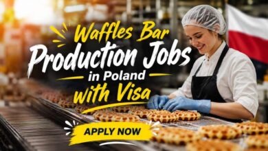Waffles Bar Production Jobs in Poland with Visa