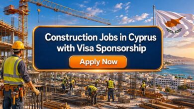 Construction Jobs in Cyprus with Visa Sponsorship