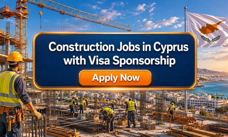 Construction Jobs in Cyprus with Visa Sponsorship