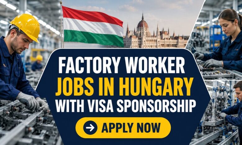 Factory Worker Jobs in Hungary with Visa Sponsorship