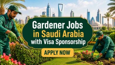 Gardener Jobs in Saudi Arabia with Visa Sponsorship