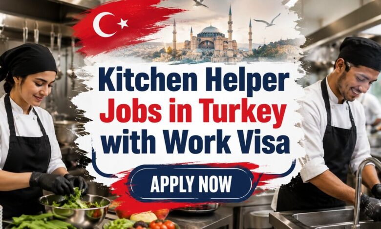 Kitchen Helper Jobs in Turkey with Work Visa