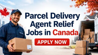 Parcel Delivery Agent Relief Jobs in Canada